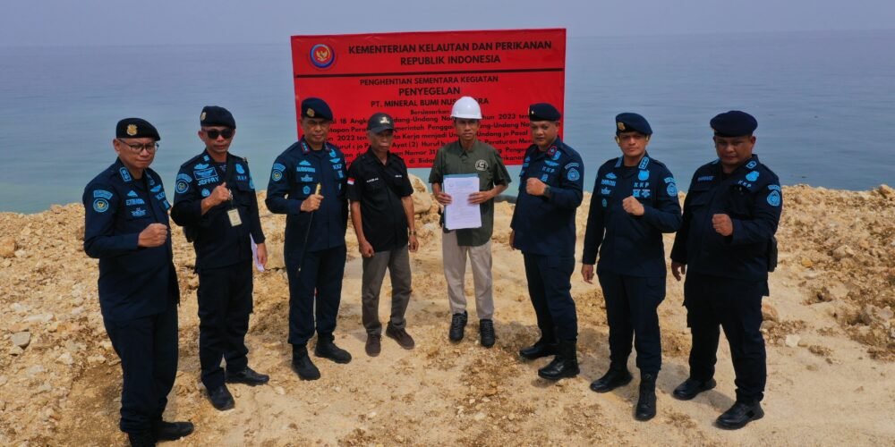 kkp setop proyek jetty ilegal di morowali