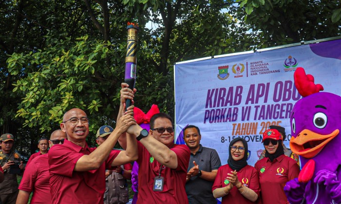 Kirab Api Obor Porkab Tangerang